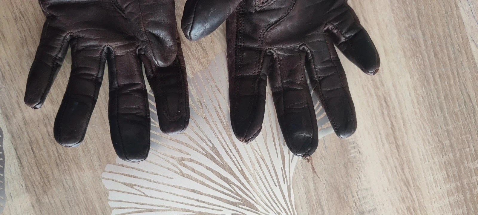 Guantes de moto de cuero para mujer – photo 3